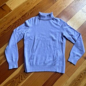 Light purple/lavender Lands’ End turtleneck